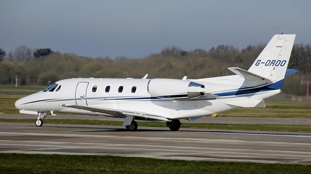 Private jet in Orlando, Florida